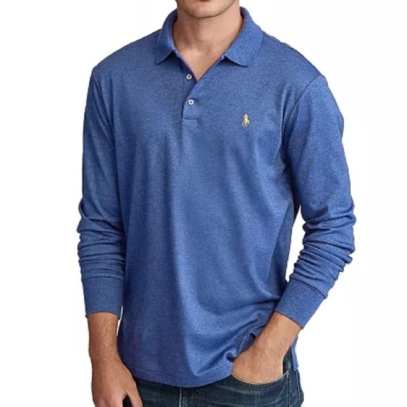 Polo Ralph Lauren Other - POLO Ralph Lauren Blue Long Sleeve Shirt Mens XXL Classic Fit Embroidered Pony‎